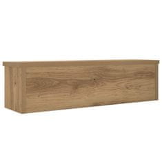 Vidaxl Kuchyňský regál stohovatelný dub artisan 50x15x16 cm kompozit