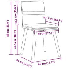 Vidaxl Jídelní židle 4 ks taupe textil