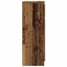 Vidaxl Příborník Old Wood 60x35x98,5 cm Dřevěná konstrukce