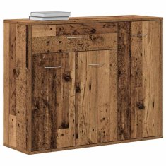 Vidaxl Příborník Old Wood 88x30x70 cm Dřevěná konstrukce