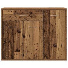 Vidaxl Příborník Old Wood 88x30x70 cm Dřevěná konstrukce