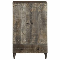 Vidaxl Skříň highboard 60x33x110 cm masivní mangovníkové dřevo