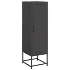 Vidaxl Skříň highboard černá 36 x 39 x 123 cm ocel