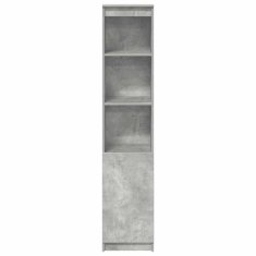 Vidaxl Highboard Concrete Grey 37,5x35x180 cm Dřevěná konstrukce