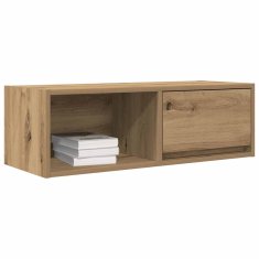 Vidaxl TV skříňka dub artisan 80x31x25,5 cm kompozitní dřevo