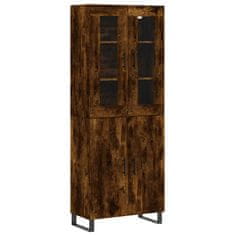 Vidaxl Skříň highboard kouřový dub 69,5 x 34 x 180 cm kompozitní dřevo