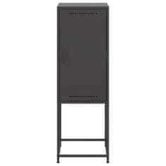 Vidaxl Skříň highboard černá 36 x 39 x 107 cm ocel