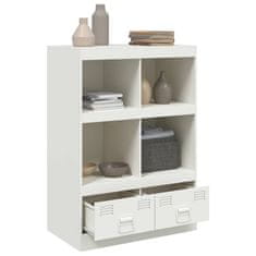 Vidaxl Highboard bílý 67 x 39 x 95 cm ocel