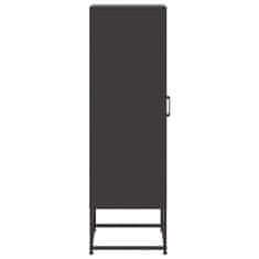 Vidaxl Skříň highboard černá 36 x 39 x 123 cm ocel