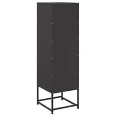 Vidaxl Skříň highboard černá 36 x 39 x 123 cm ocel