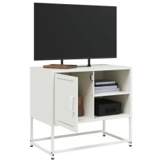 Vidaxl TV skříňka bílá 68 x 39 x 60,5 cm ocel