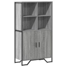 Vidaxl Highboard šedý sonoma 79,5 x 35,5 x 137,5 cm kompozitní dřevo