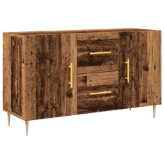 Vidaxl Příborník old wood 100 x 36 x 60 cm kompozitní dřevo