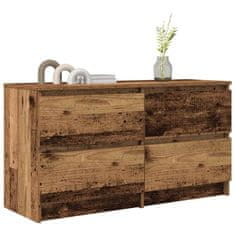 Vidaxl TV stolek old wood 100x35x54 cm kompozitní dřevo