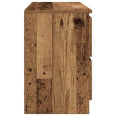 Vidaxl TV stolek old wood 100x35x54 cm kompozitní dřevo