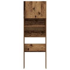 Vidaxl Skříňka na pračku Old Wood 64x24x190 cm Dřevěná konstrukce