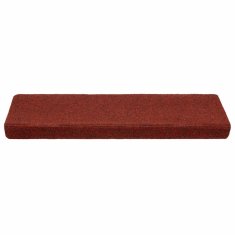 Vidaxl Samolepicí podložky na schody 20 ks Bordeaux Red 65x21x4 cm