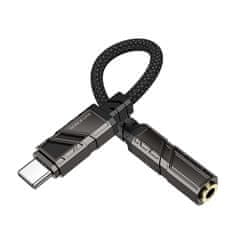 Borofone Adaptér BV23 Dignity USB-C - jack 3,5 mm černý