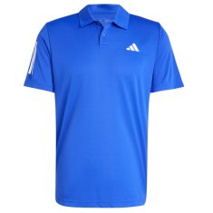 Adidas Tričko modré M Tennis-polo Club 3 Stripes