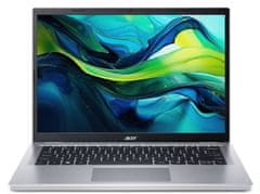 Acer Aspire Go 14 (AG14-31P-38H6) 14" WUXGA /i3-N305/16GB/512GB SSD M.2/Intel UHD/W11H, stříbrná