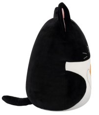 SQUISHMALLOWS Černo bílá kočka - Cicely, 30 cm