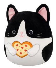 SQUISHMALLOWS Černo bílá kočka - Cicely, 30 cm