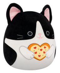 SQUISHMALLOWS Černo bílá kočka - Cicely, 30 cm