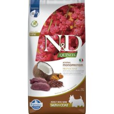 Farmina N&D QUINOA Dog GF Skin & Coat, Venison & Coconut Adult Mini 7 kg