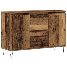 Vidaxl Příborník old wood 104 x 35 x 70 cm kompozitní dřevo