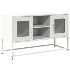 Vidaxl TV skříňka bílá 100,5 x 39 x 60,5 cm ocel