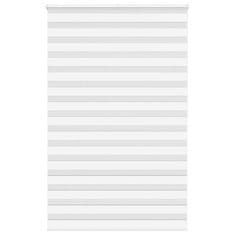 Vidaxl Zebra roleta bílá 150x200 cm šířka látky 145,9 cm polyester