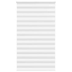 Vidaxl Zebra roleta bílá 120x200 cm šířka látky 115,9 cm polyester