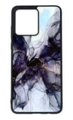 TopQ Kryt Marble Motorola Moto G84 5G pevný Smoky Blue 121031