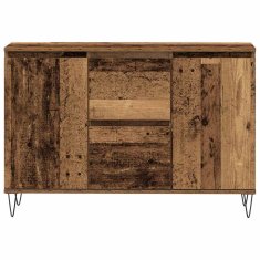 Vidaxl Příborník old wood 104 x 35 x 70 cm kompozitní dřevo