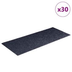 Vidaxl Samolepicí rohože na schody 30ks Šedá Modrá 60x25cm Obdélníkové