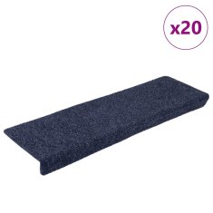 Vidaxl Samolepicí rohože na schody 20 ks Antracit 65x21x4 cm