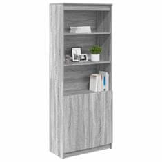 Vidaxl Skříň highboard šedá sonoma 70 x 35 x 180 cm kompozitní dřevo