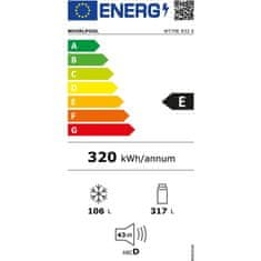 Whirlpool Kombinovaná chladnička WT70E 832 X