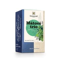 čaj "Mátové trio" Sonnentor 21,6g porcovaný