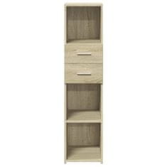 Vidaxl Skříň highboard dub sonoma 30 x 42,5 x 124 cm kompozitní dřevo