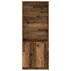 Vidaxl Skříň highboard Staré dřevo 70x35x180 cm kompozitní dřevo