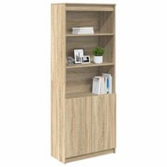 Vidaxl Skříň highboard dub sonoma 70 x 35 x 180 cm kompozitní dřevo