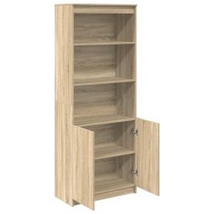 Vidaxl Skříň highboard dub sonoma 70 x 35 x 180 cm kompozitní dřevo