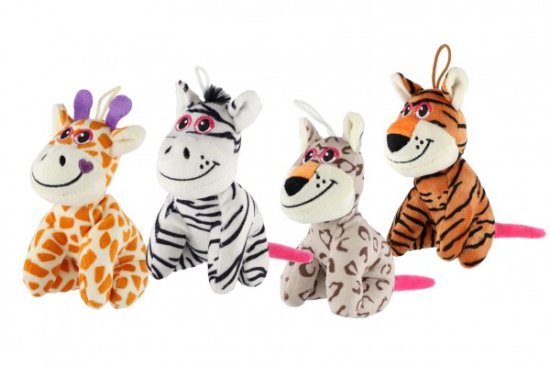 Teddies Zvířátko Zoo plyš 16cm 4 druhy