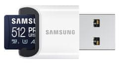 Samsung PRO Ultimate UHS-I U3 (Class 10) SDXC 512GB + USB adaptér