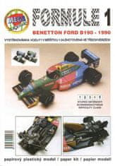 Michal Antonický: Formule 1: Benetton Ford B190 - 1990/papírový model