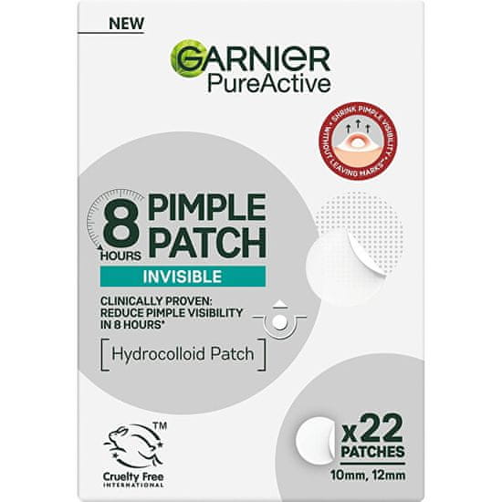 Garnier Hydrokoloidní náplasti na nedokonalosti pleti Pure Active (Pimple Patch) 22 ks