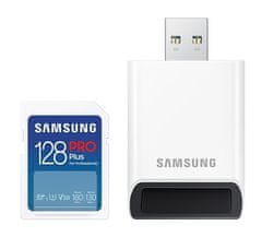 Samsung SDXC 128GB PRO Plus + USB adaptér (MB-SD128SB/WW)