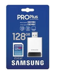 Samsung SDXC 128GB PRO Plus + USB adaptér (MB-SD128SB/WW)