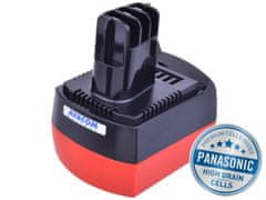 Avacom Baterie METABO BSZ 6.25473 Ni-MH 12V 3000mAh, články PANASONIC